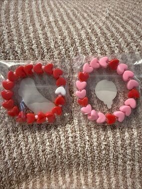 Heart Bead Bracelets